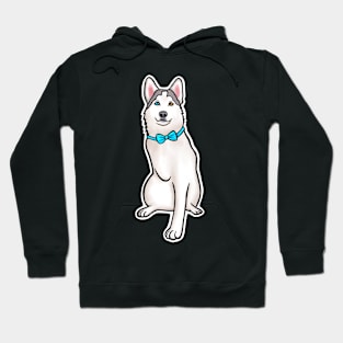 Three-Legged Tripod Husky Named Mochi Hoodie